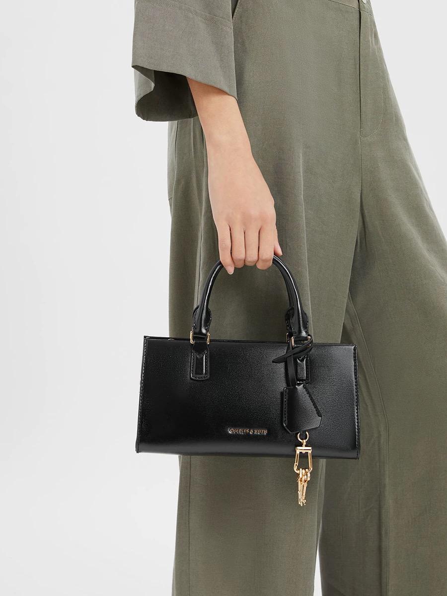CHARLES & KEITH KERRY MINI WIDE SHAPE TOTE BAG