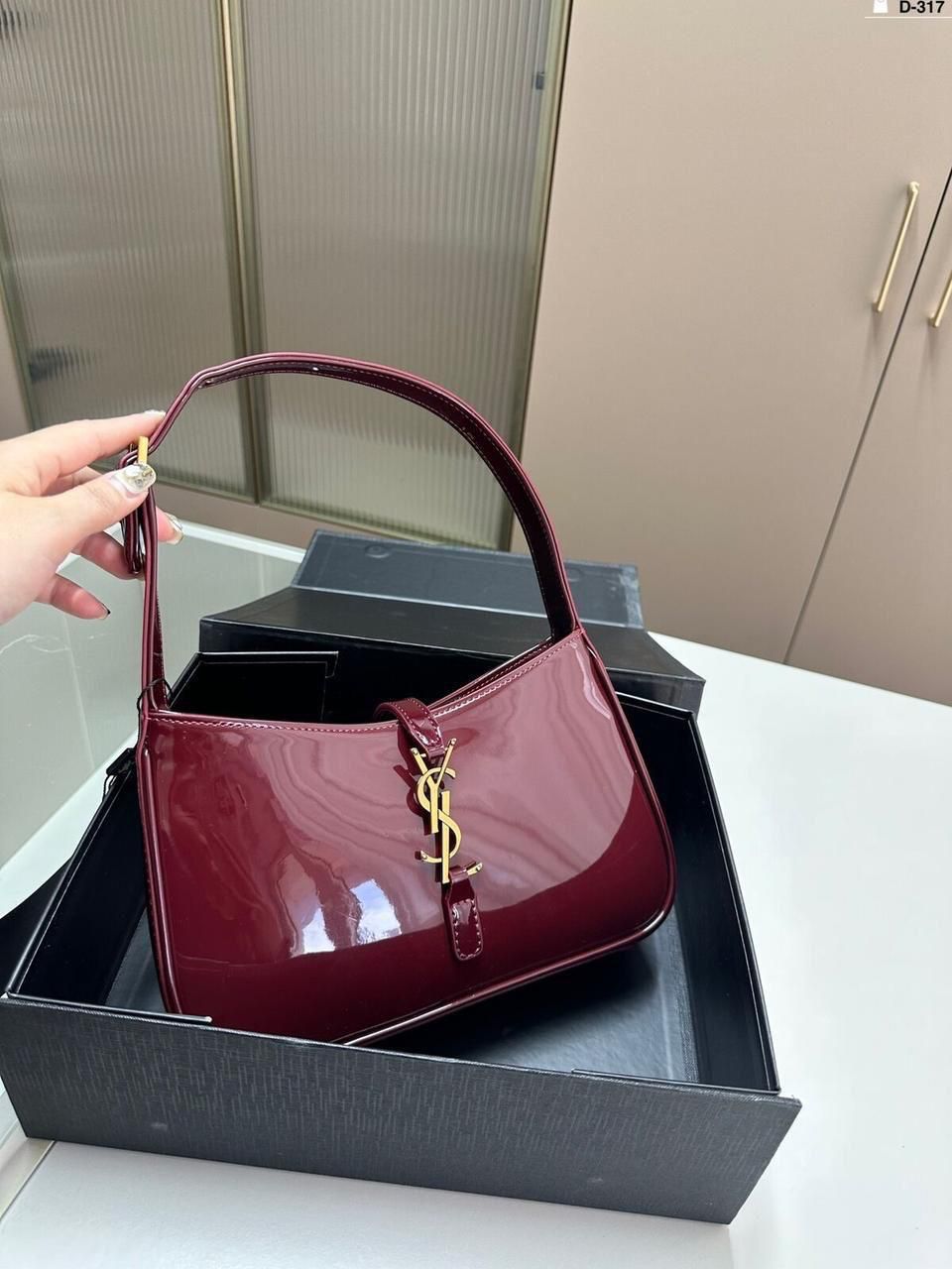 YSL PATENT LE 5 a 7 SHOUDER BAG