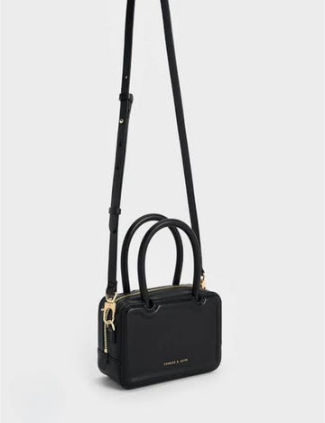 CHARLES & KEITH PERLINE ELONGATED TOP HANDLE BAGS