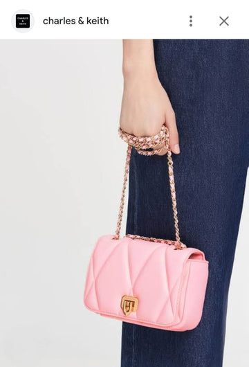 CHARLES & KEITH ARWEN QUILTED BAGS