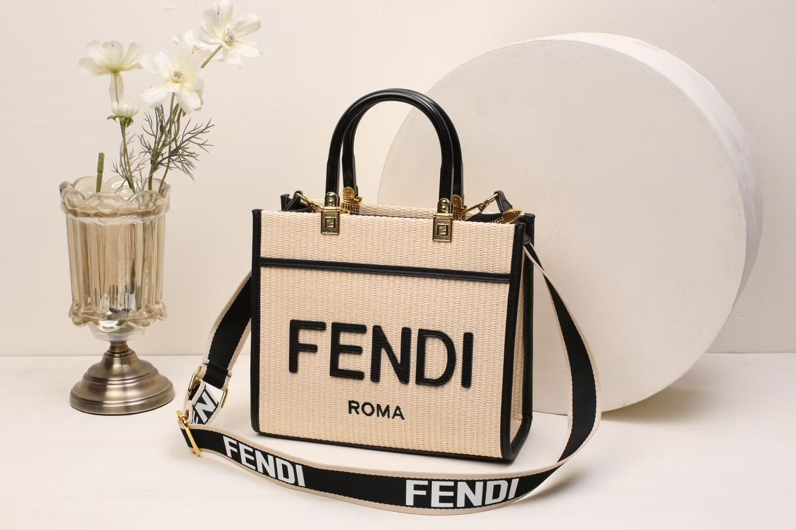 FENDI ROMA NYLON JUTE SERIES