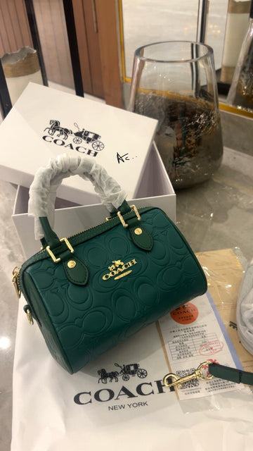 Coach Outlet mini Rowan Leather Speedy Bag