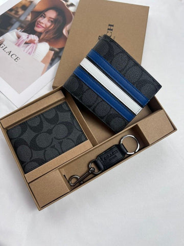 COACH LUXURY EDITION CABVAS PRINT SETS WALLET