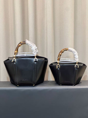 GUCCI BAMBOO TOP HANDLE BUCKET BAG