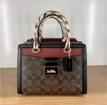 COACH GRACE SIGNATURE CARRYALL BAGS