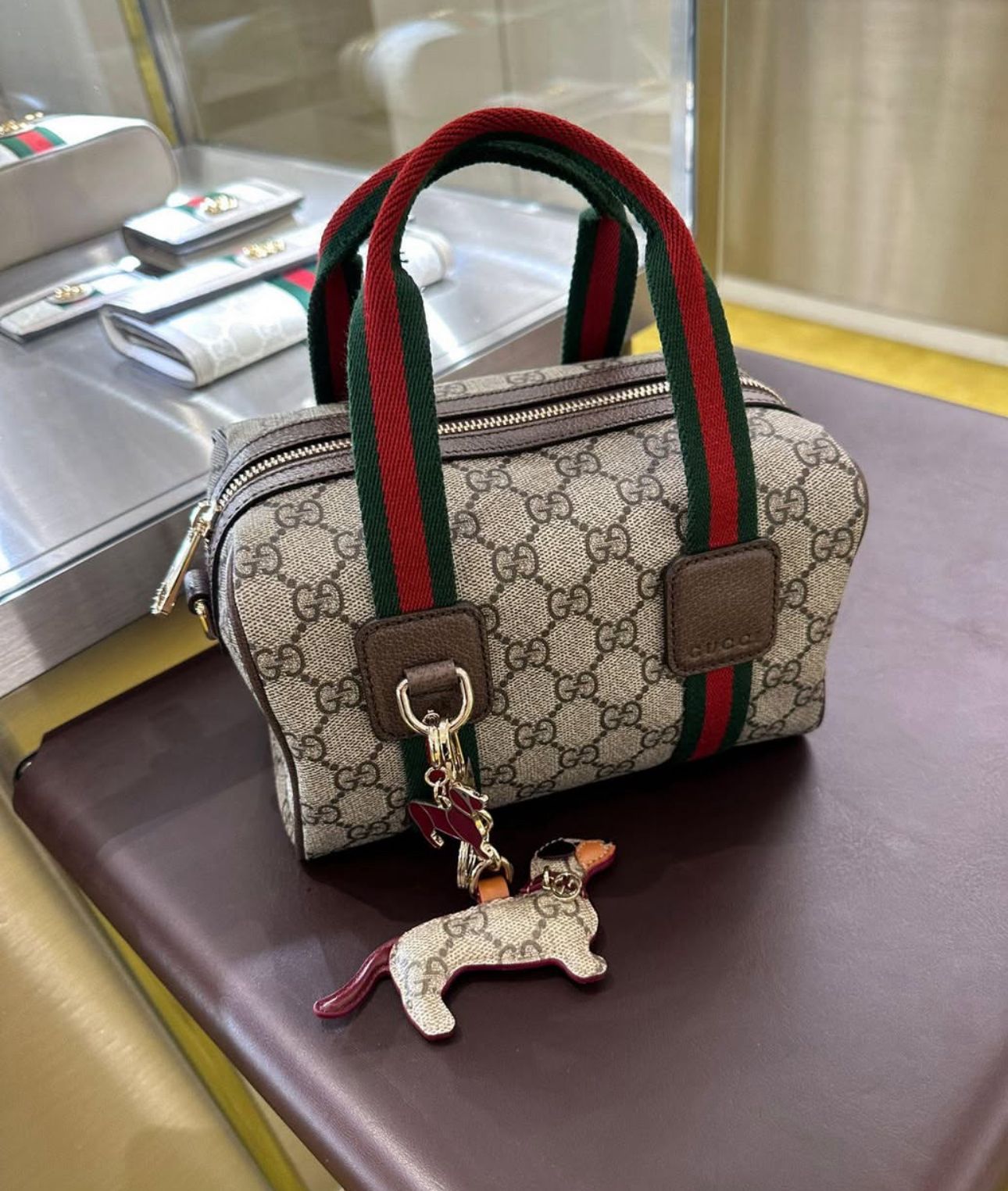 GUCCI MINI SPEEDY BAG WITH CHARM OF YOUR CHOICE AMONG OLD BROADCAST