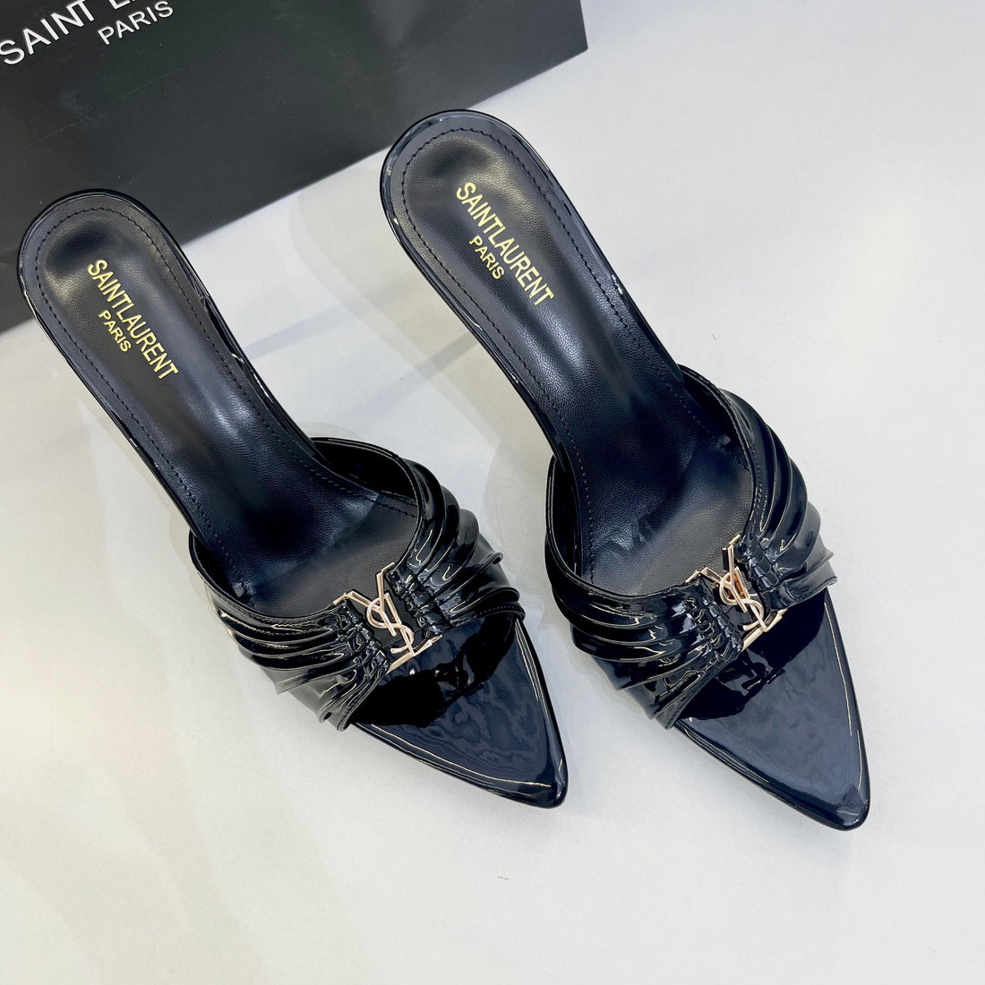 YSL BABYLONE MULES