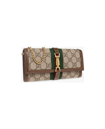 GUCCI JACKIE AUTHENTIC LEATHER WALLET SLING