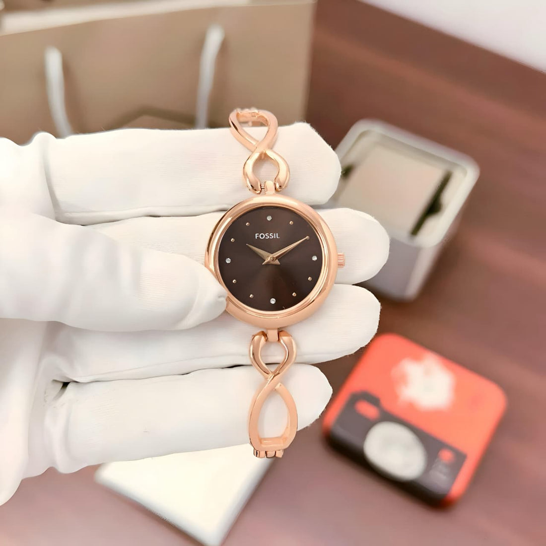 Fossil Exclusive Women's Rose Gold Bracelet Collection