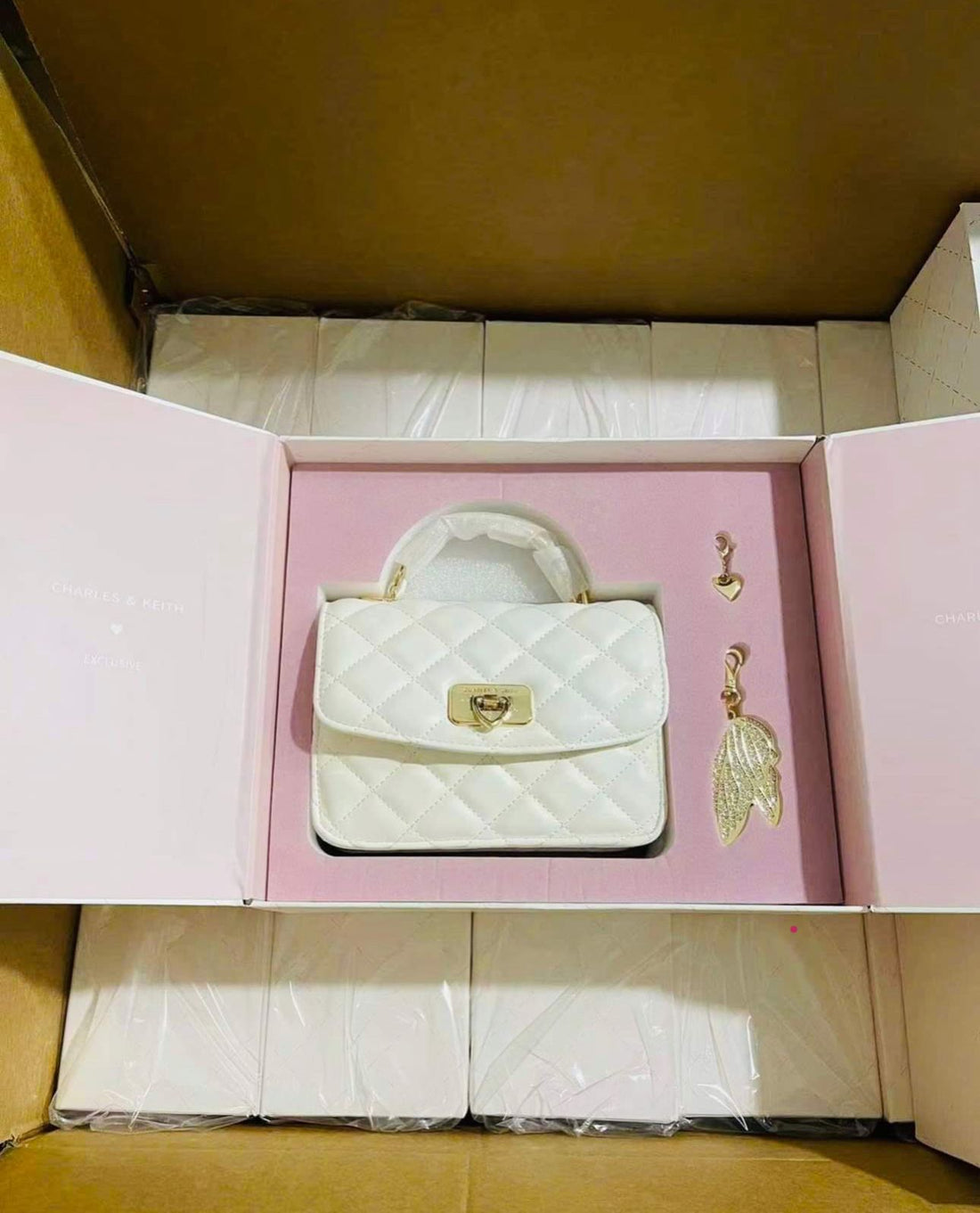 CHARLES & KEITH CRESSIDA QUILTED QIKI 2025 CELEBRATING