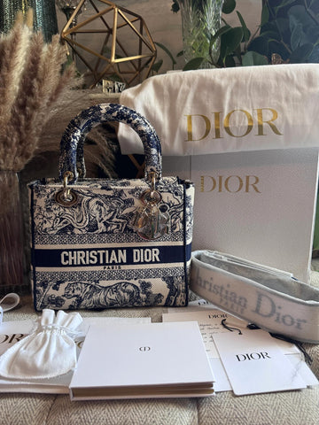 LADY DIOR EMBROIDERED
