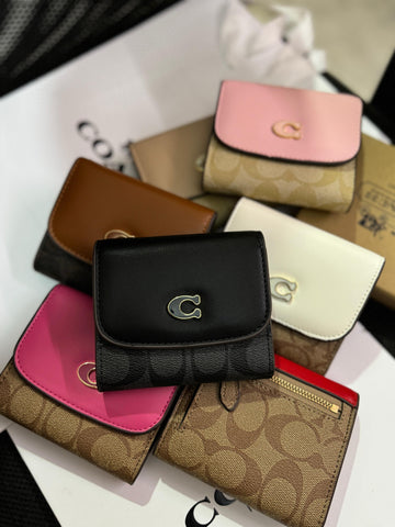 COACH WALLETS 3 FOLD