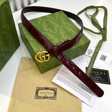 Gucci GG Slim Black Belt