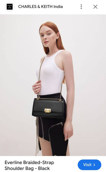 Charles & Keith Everline Braided Strap Bags