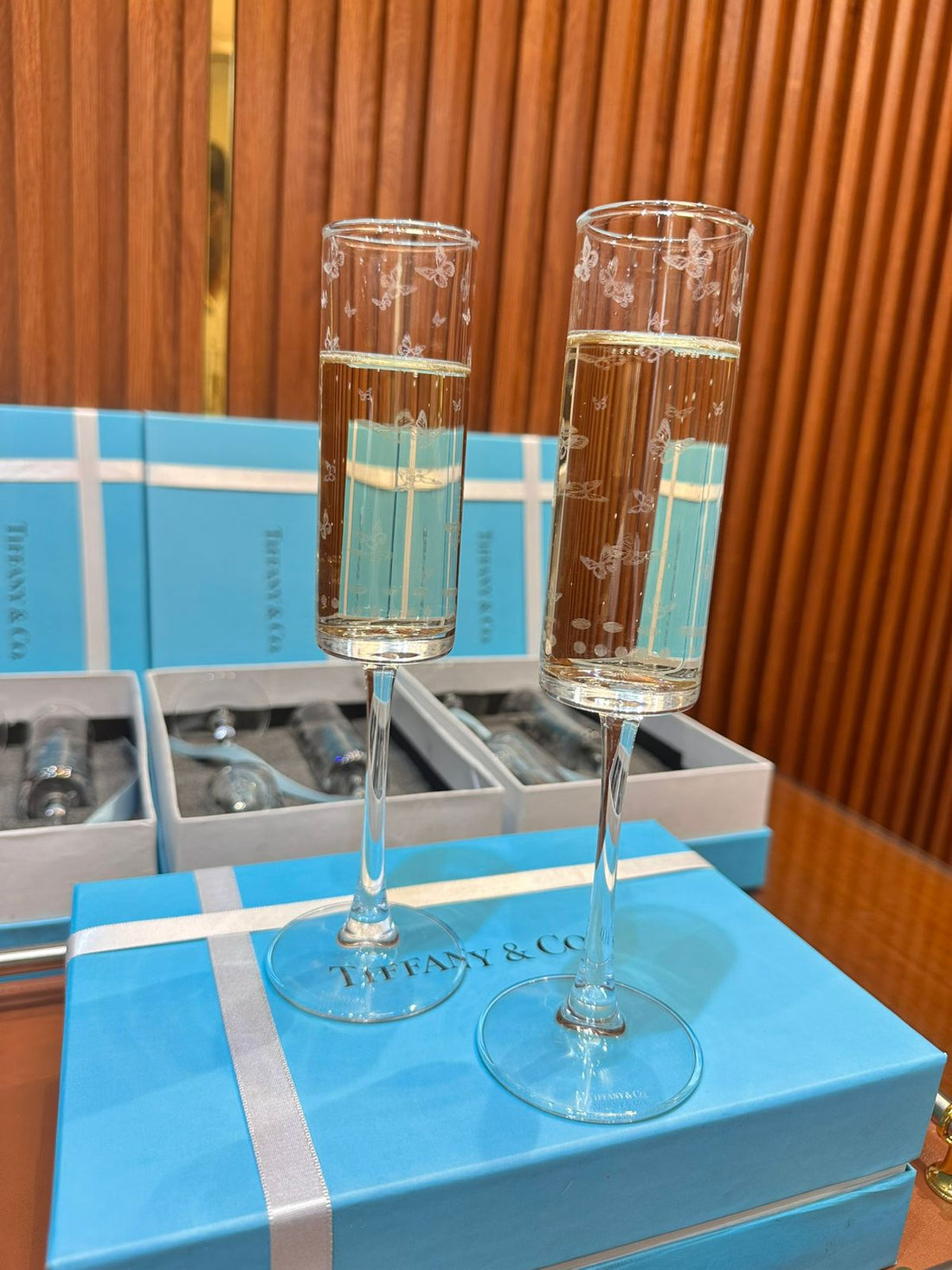 TIFFANY NEW ARRIVAL WINE GLASSES