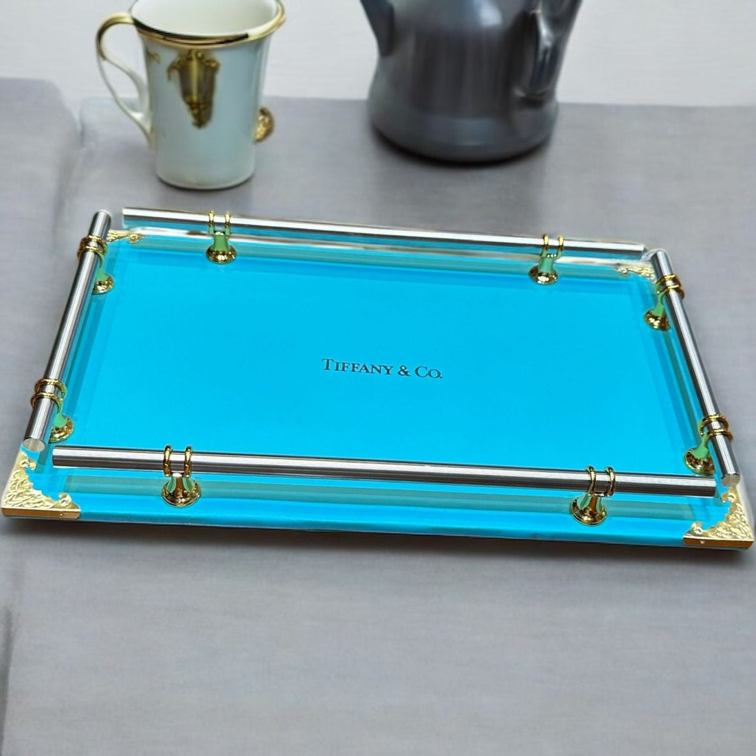 TIFFANY & CO LEATHERETTE PREMIUM TRAY