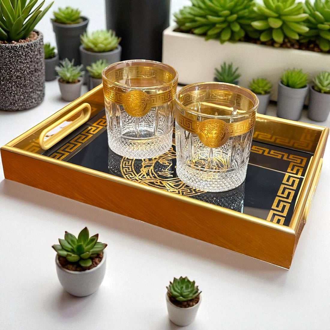 EXCLUSIVE VERSACE  WHISKEY GLASS