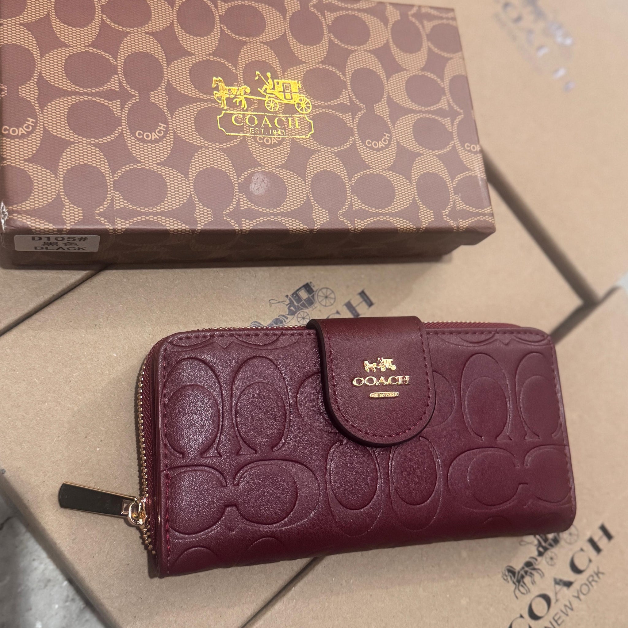 Coach Medium Corner Zipper Wallet