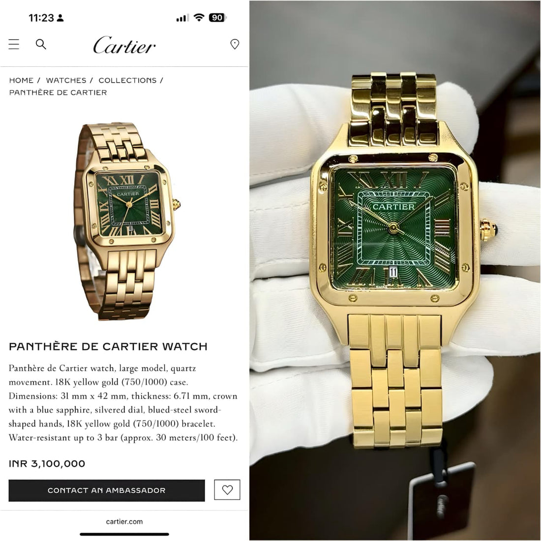 Panthere DE Cartier Original Model Series Now Available