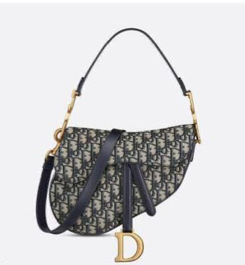 DIOR SADDLE JACQUARD HIGH WITH SLIM BELT