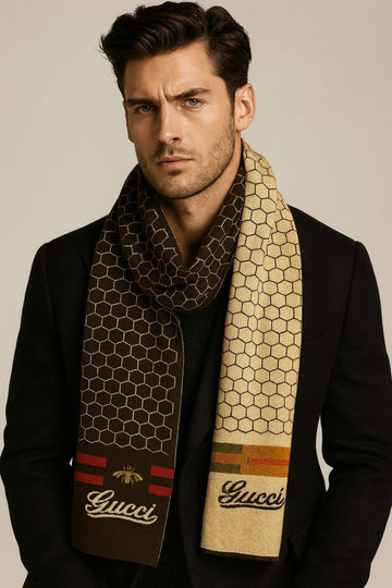 GUCCI MUFFLER WOOLLEN STOLE