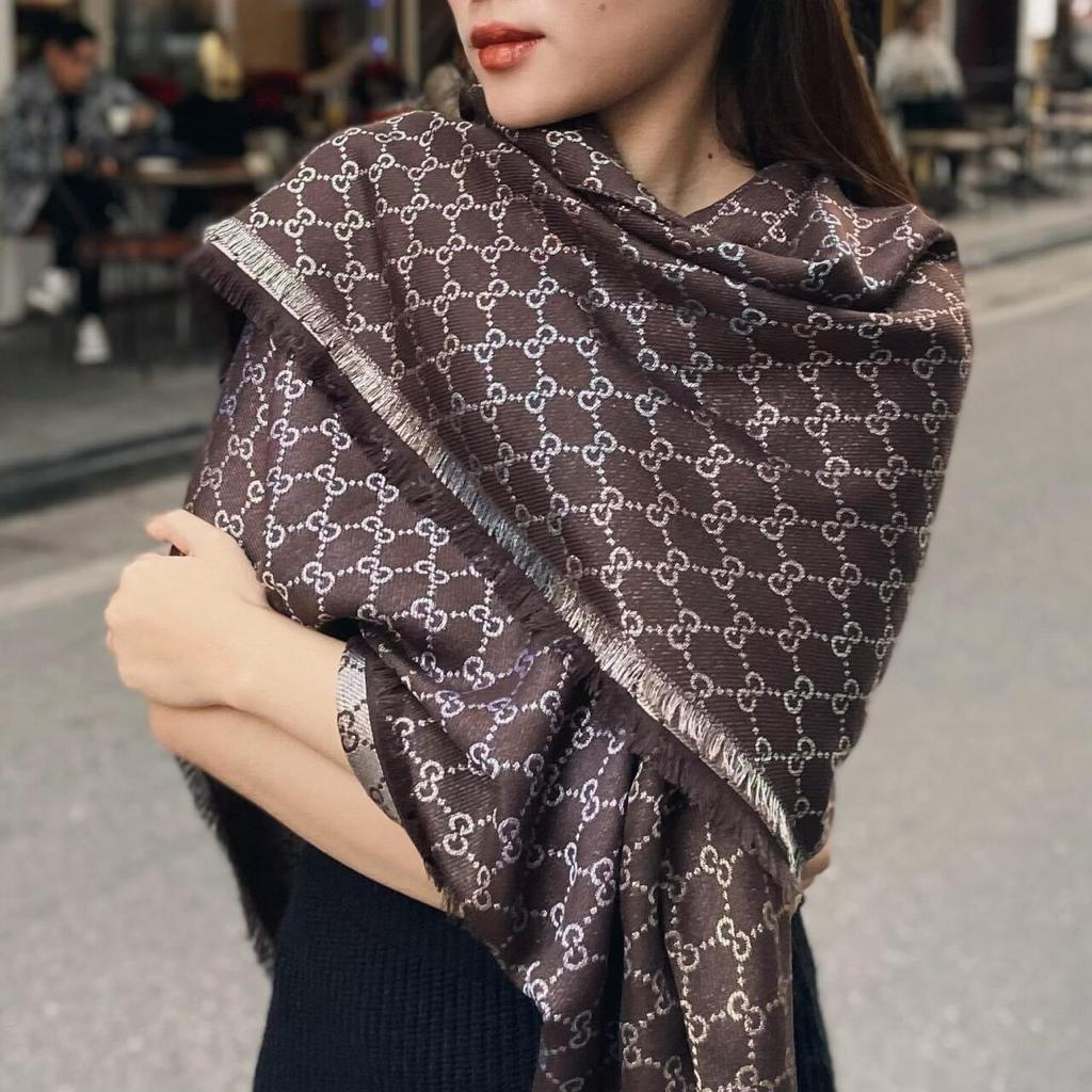 GUCCI JACQUARD MULTICOLOUR  SHAWL