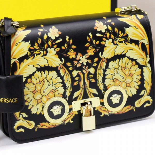 Versace Jeans Couture Crystal Medusa Shoulder Bag