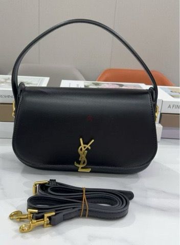 YSL VOLTAIRE SHOULDER BAG WITH PLUCK IN LOCK