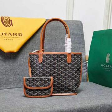 GOYARD ANJOU SMALL TOTE BAG WITH POUCH