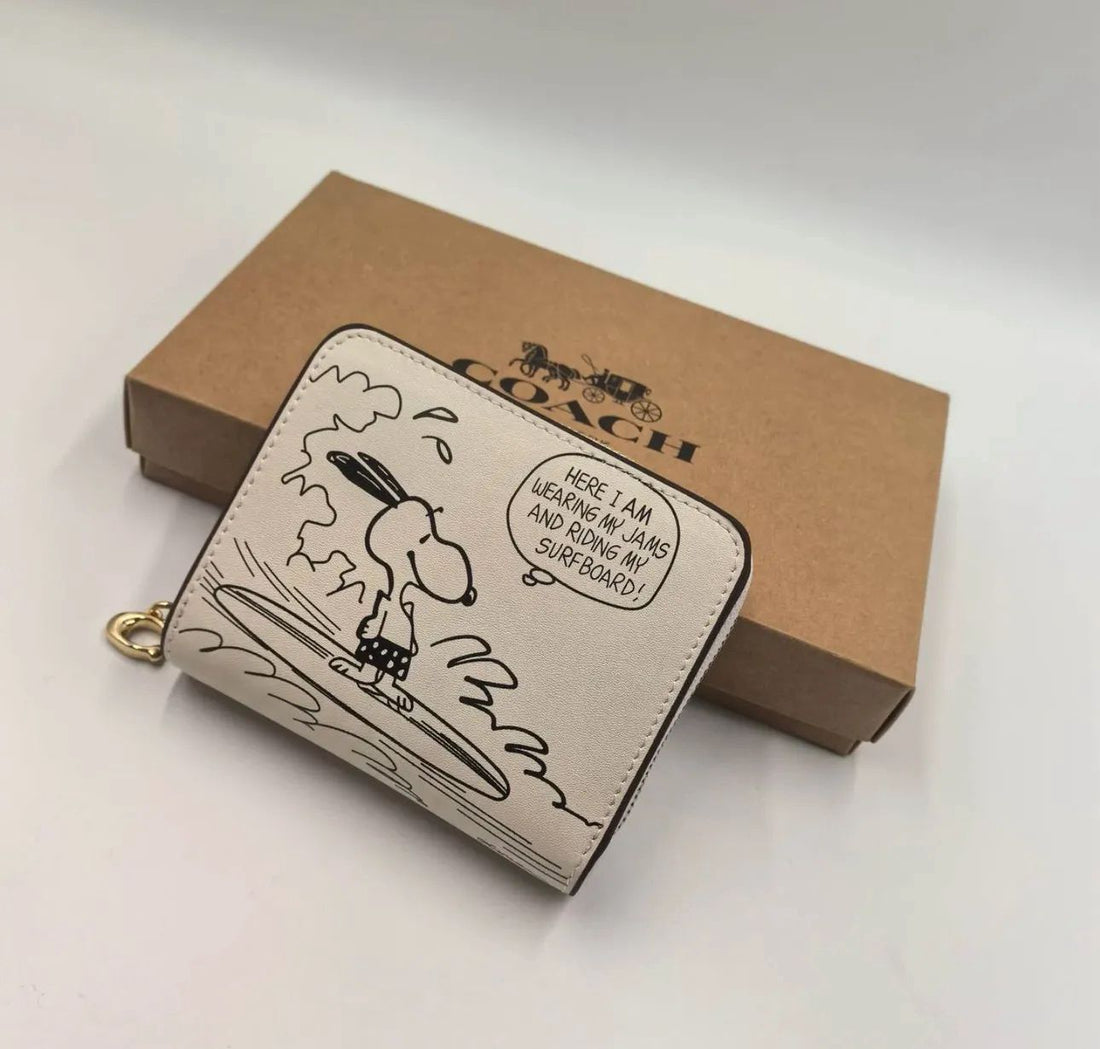 COACH X PEANUTS ESSENTIAL BIFOLD WALLET