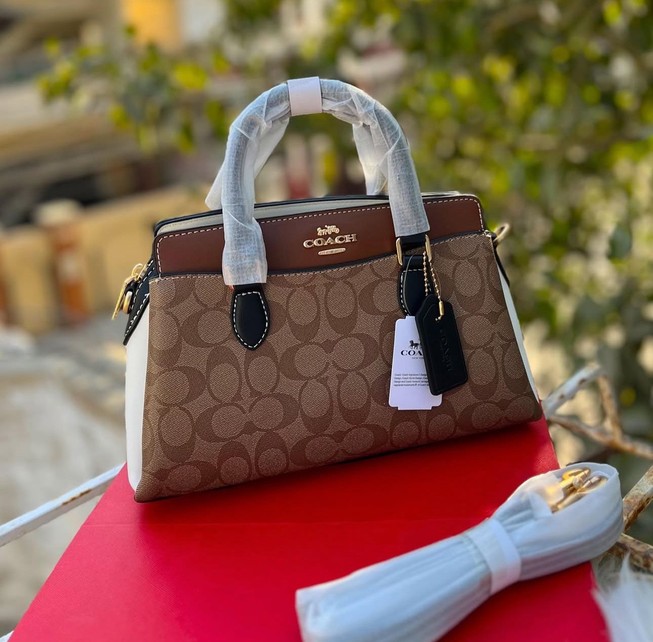 COACH DARCIE CARRYALL BAG